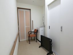 清潔な廊下と設備