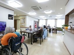 広々とした共有スペース