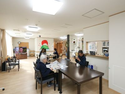 共有ラウンジの活動風景