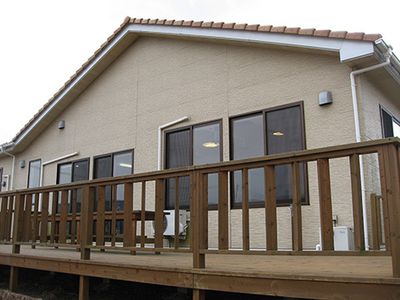 優しい雰囲気の居室外観
