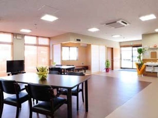 明るい共有スペース