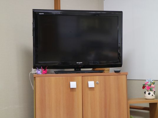 共有スペースのテレビ