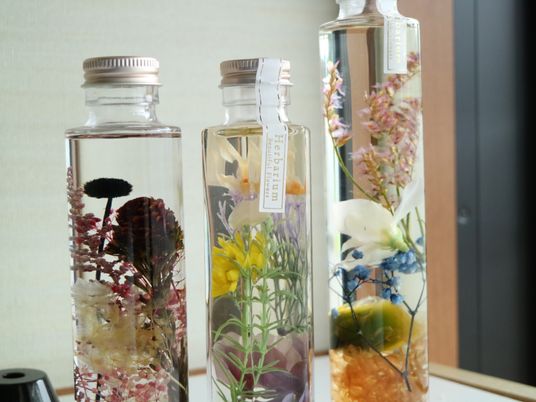 ハーバリウムの装飾品