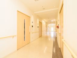 明るい廊下の様子