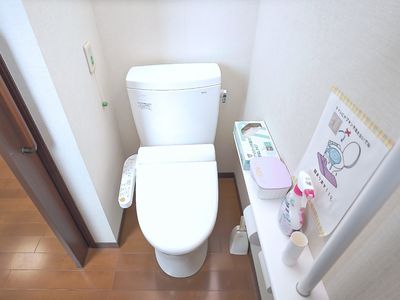 清潔なトイレ設備