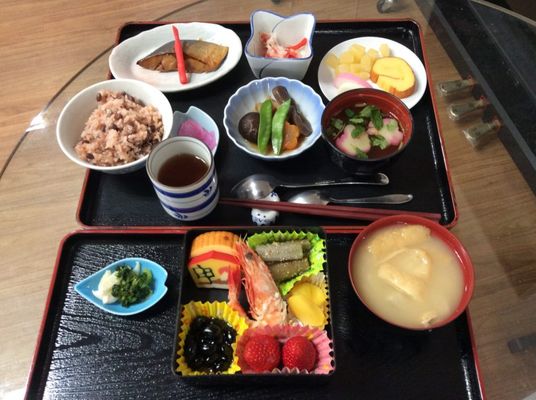 バランスの良い食事提供