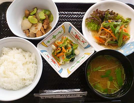 栄養バランスの取れた食事