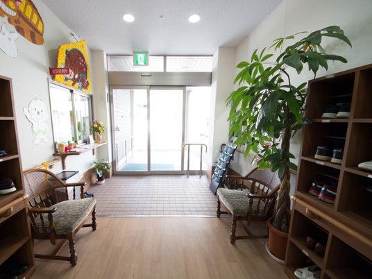 エントランスの居心地の良い空間