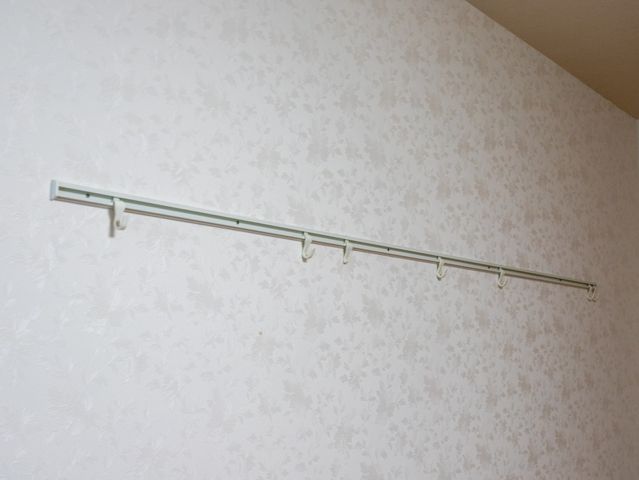 掛けられる壁のフック