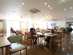 明るい共有スペース