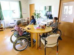 利用者が集う共有スペース