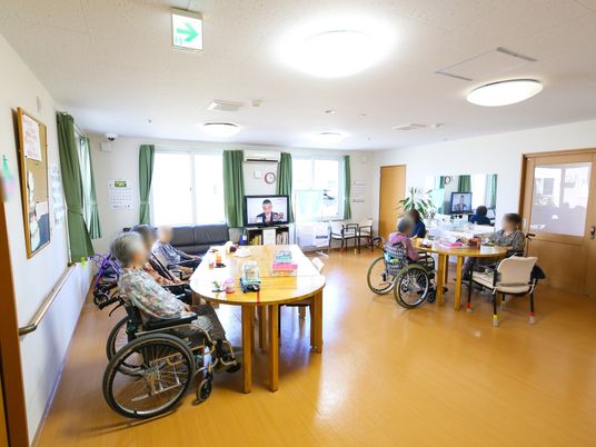 共有スペース和やかな雰囲気