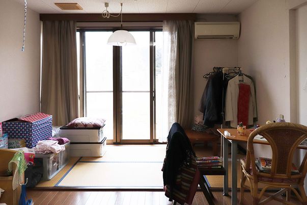 自然光の入る居室