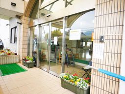 明るいエントランス