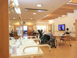 明るい共有スペース