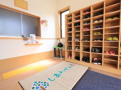 エントランスの靴置き場