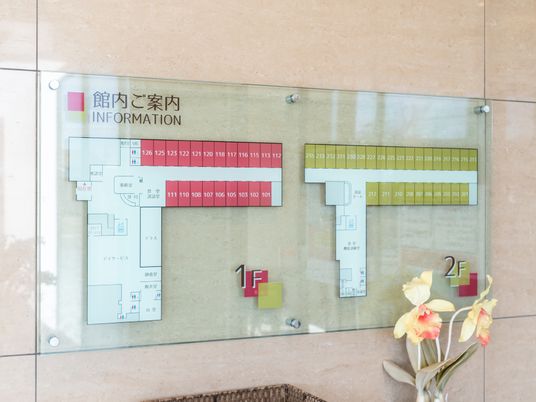 施設の案内掲示板