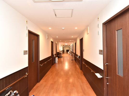 清潔な廊下の様子