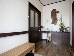 明るいエントランス