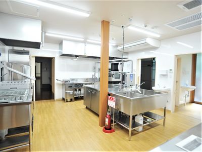 清潔なキッチン設備