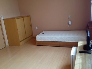 居室のベッドと収納  