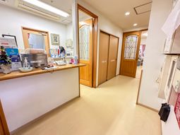 親しみやすい受付