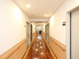 明るい廊下の様子