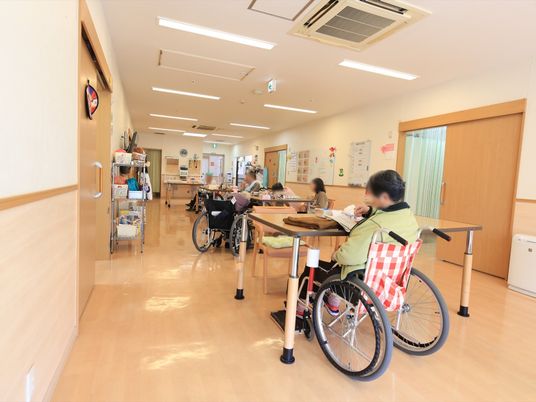廊下の日常風景