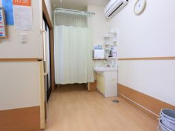 清潔な洗面コーナー