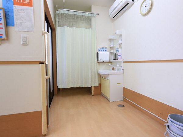 清潔な洗面コーナー