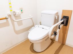 安全設計のトイレ