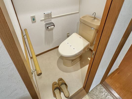 安心の設備が整うトイレ