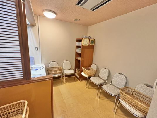 明るい休憩室