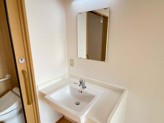 清潔な洗面台のある空間