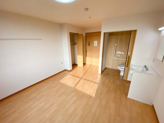 清潔な居室の一角