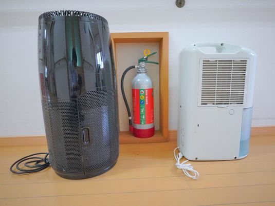 安全設備がそろう部屋
