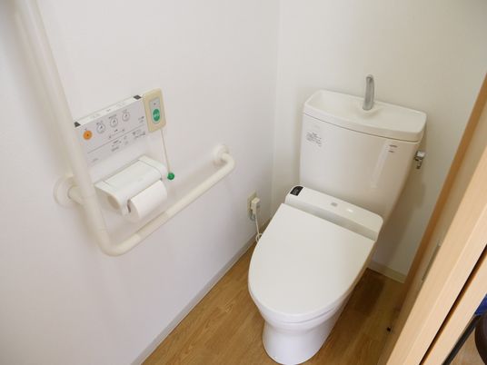 利用者向け清潔なトイレ
