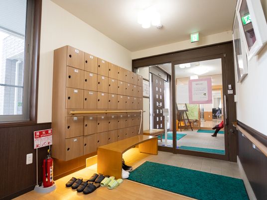 エントランスの静かな様子