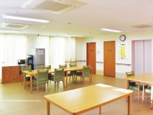  共用スペースの静かな様子 