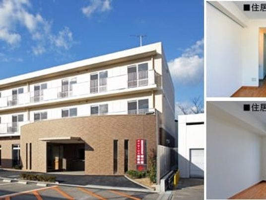 建物外観の介護施設  