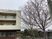 建物外観と桜並木  