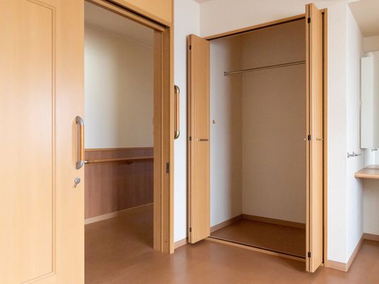 居室の開放的な収納