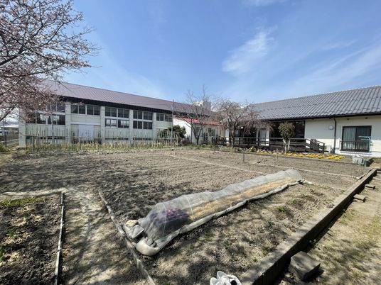広い庭