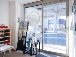 落ち着いたエントランス