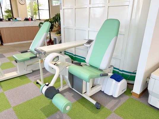 明るい機能訓練室