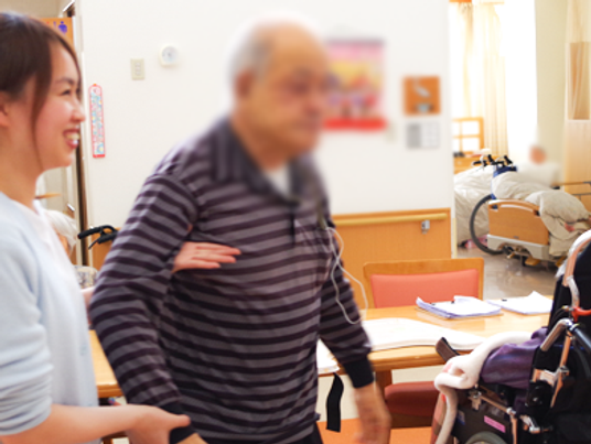 自然光の入る共有スペース