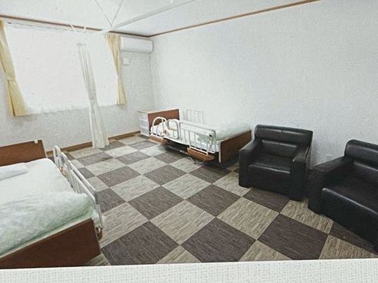 ゆったりとした居室