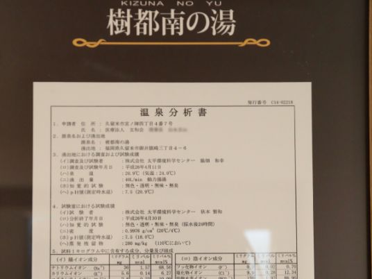 掲示された情報掲示物