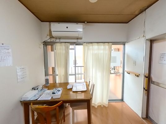 エアコン付きの部屋