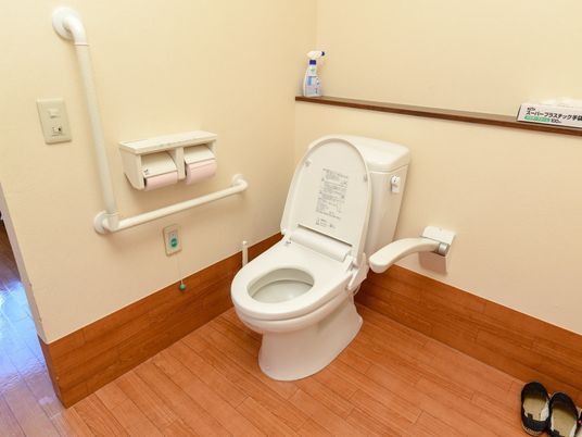 手すり付きトイレ空間